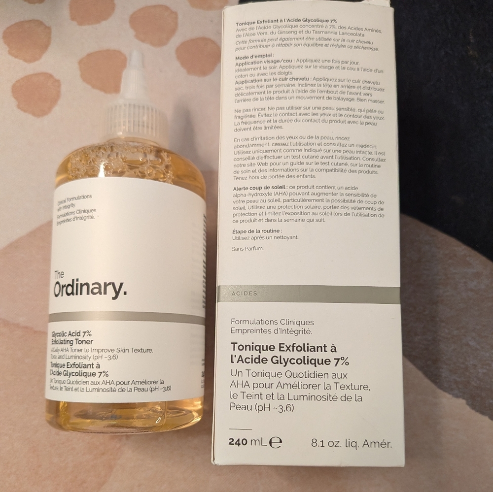 The Ordinary Glycolic Acid 7% Exfoliating Toner - 8.1 FL OZ - Picture 2 of 4